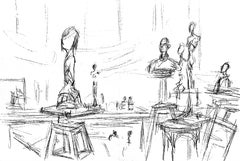 Giacometti, Composition, Derrière le miroir (after)
