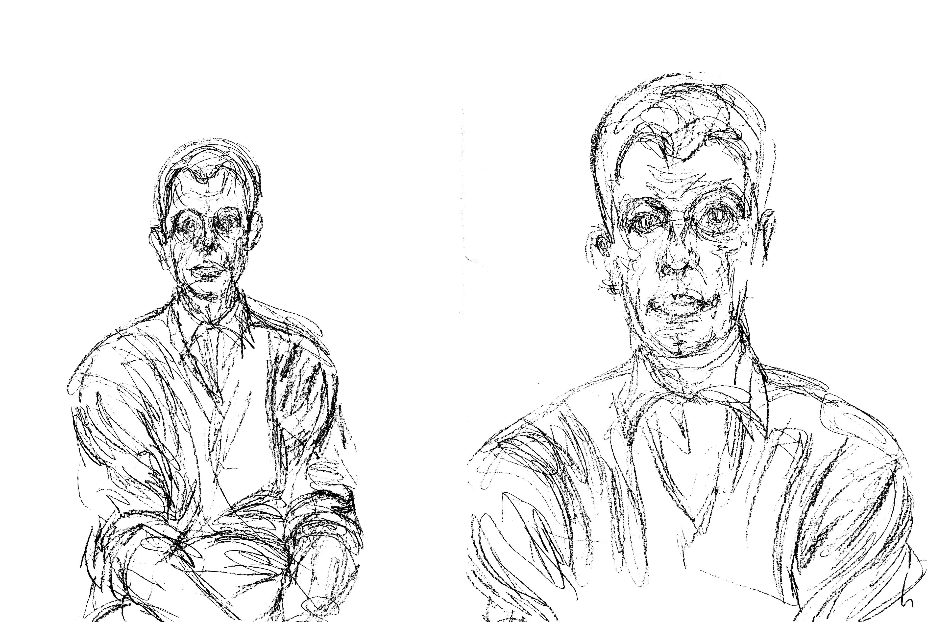 Giacometti, Composition, Derrière le miroir (after)
