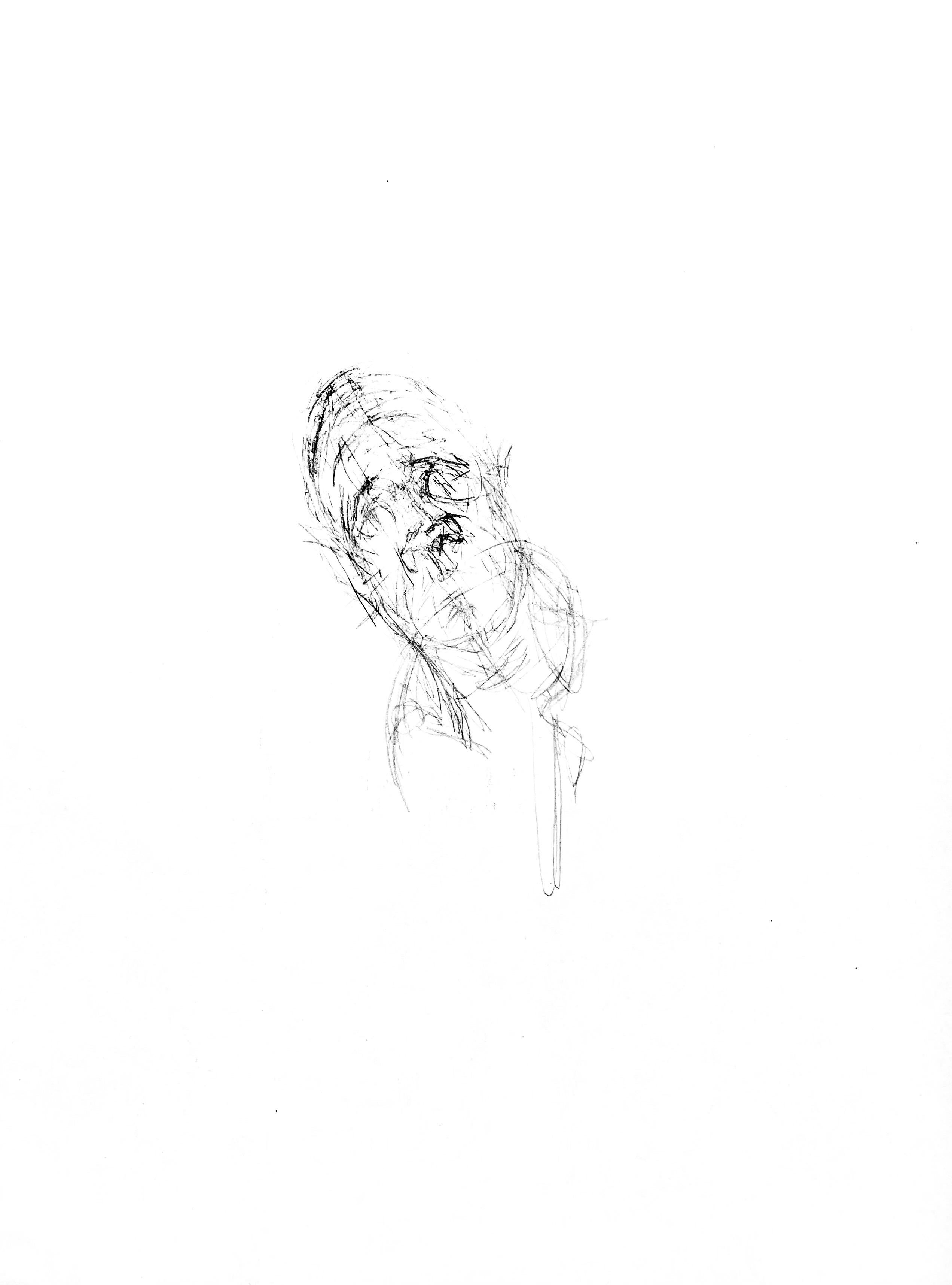 Alberto Giacometti Figurative Print – Giacometti, Komposition, Derrière le miroir (nach)