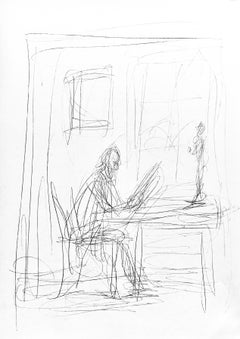 Giacometti, Composition, Derrière le miroir (after)