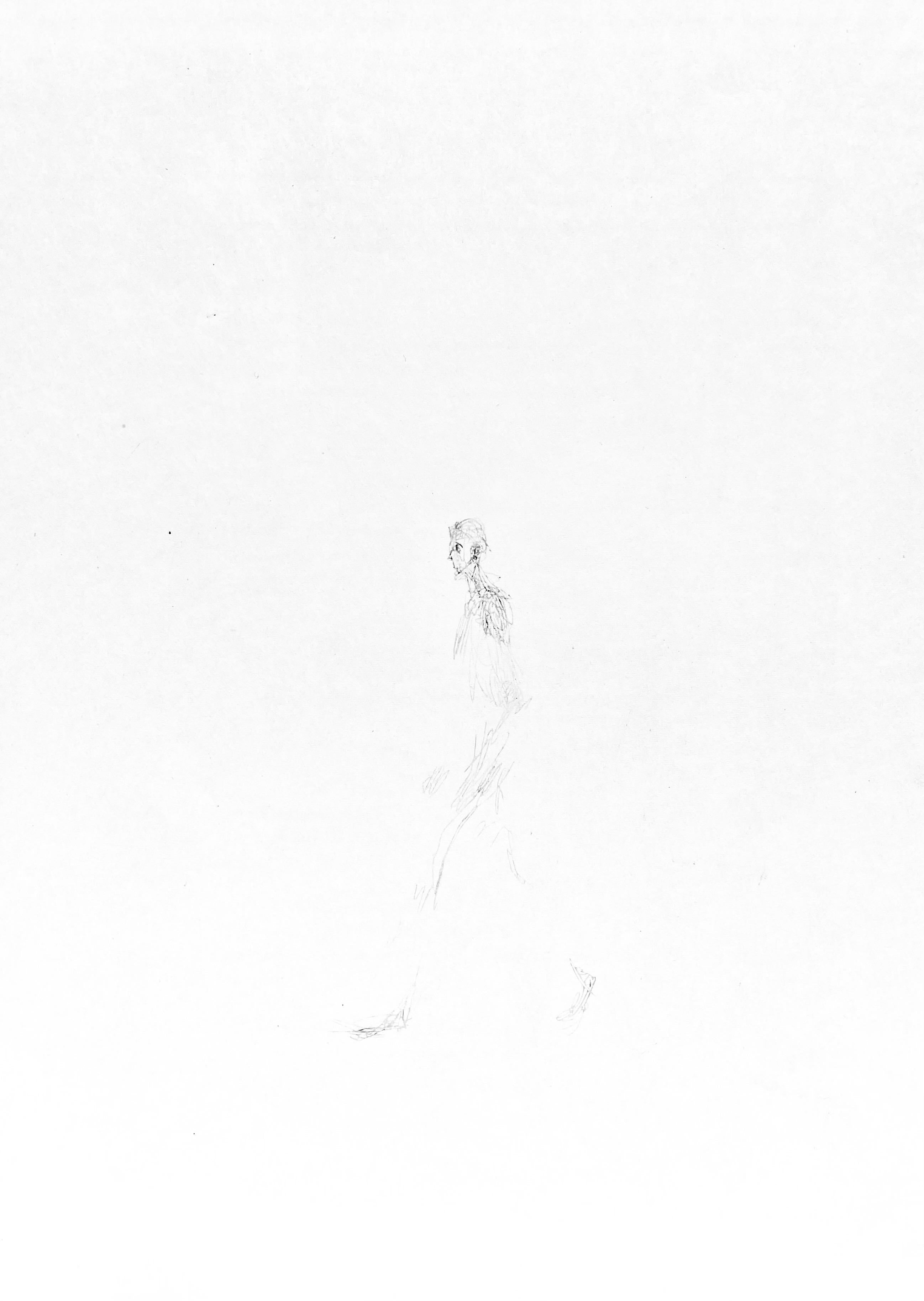 Abstract Print de Alberto Giacometti - Giacometti, Composición, Derrière le miroir (después de)