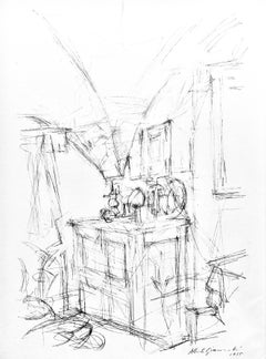 Giacometti, Composition, Derrière le miroir (after)