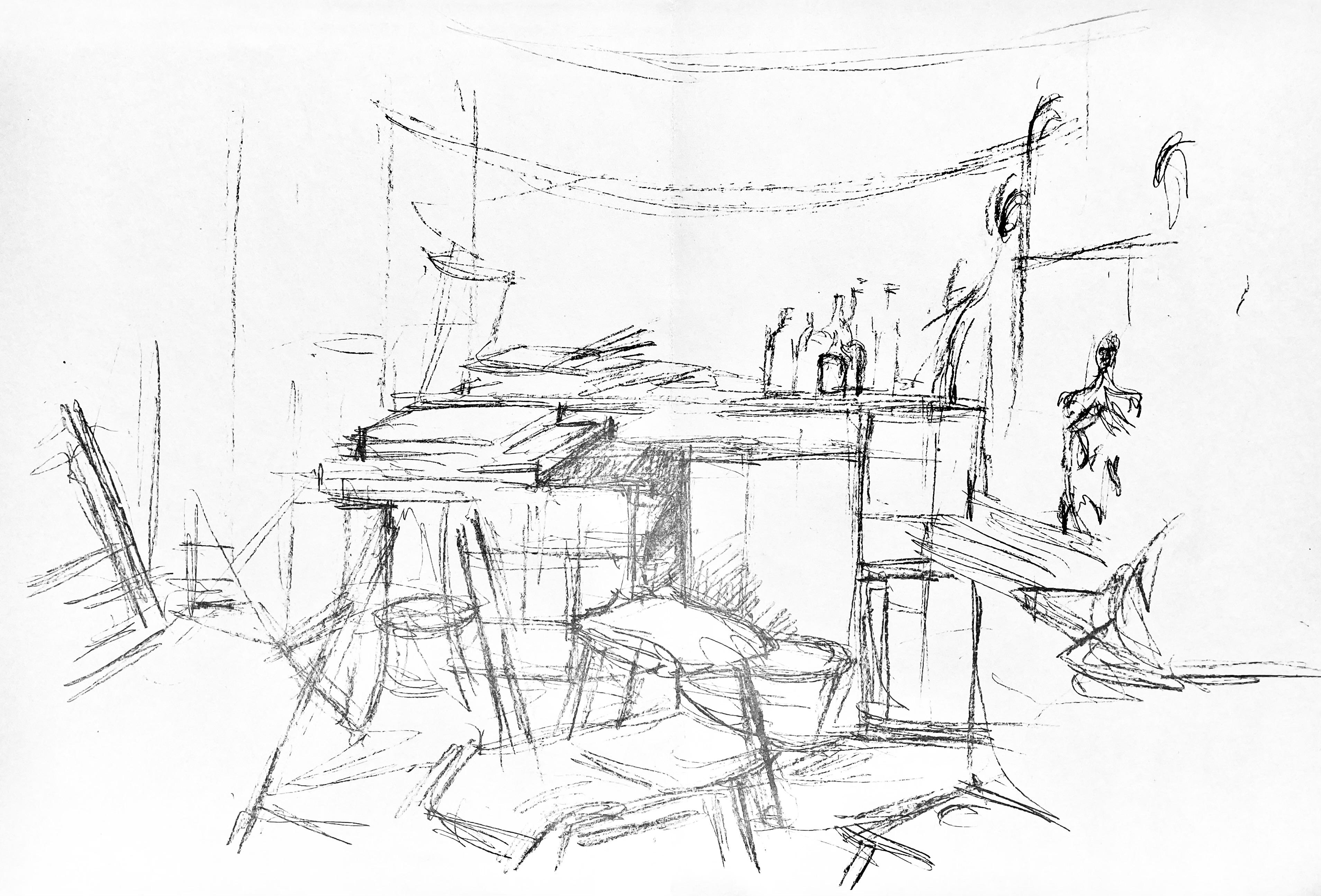 Still-Life Print di Alberto Giacometti - Giacometti, Composizione, Derrière le miroir (dopo)