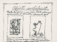 Alberto Giacometti, Untitled, from XXe Siecle 1952 (after)