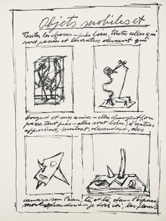 Alberto Giacometti, Untitled, from XXe Siecle 1952 (after)