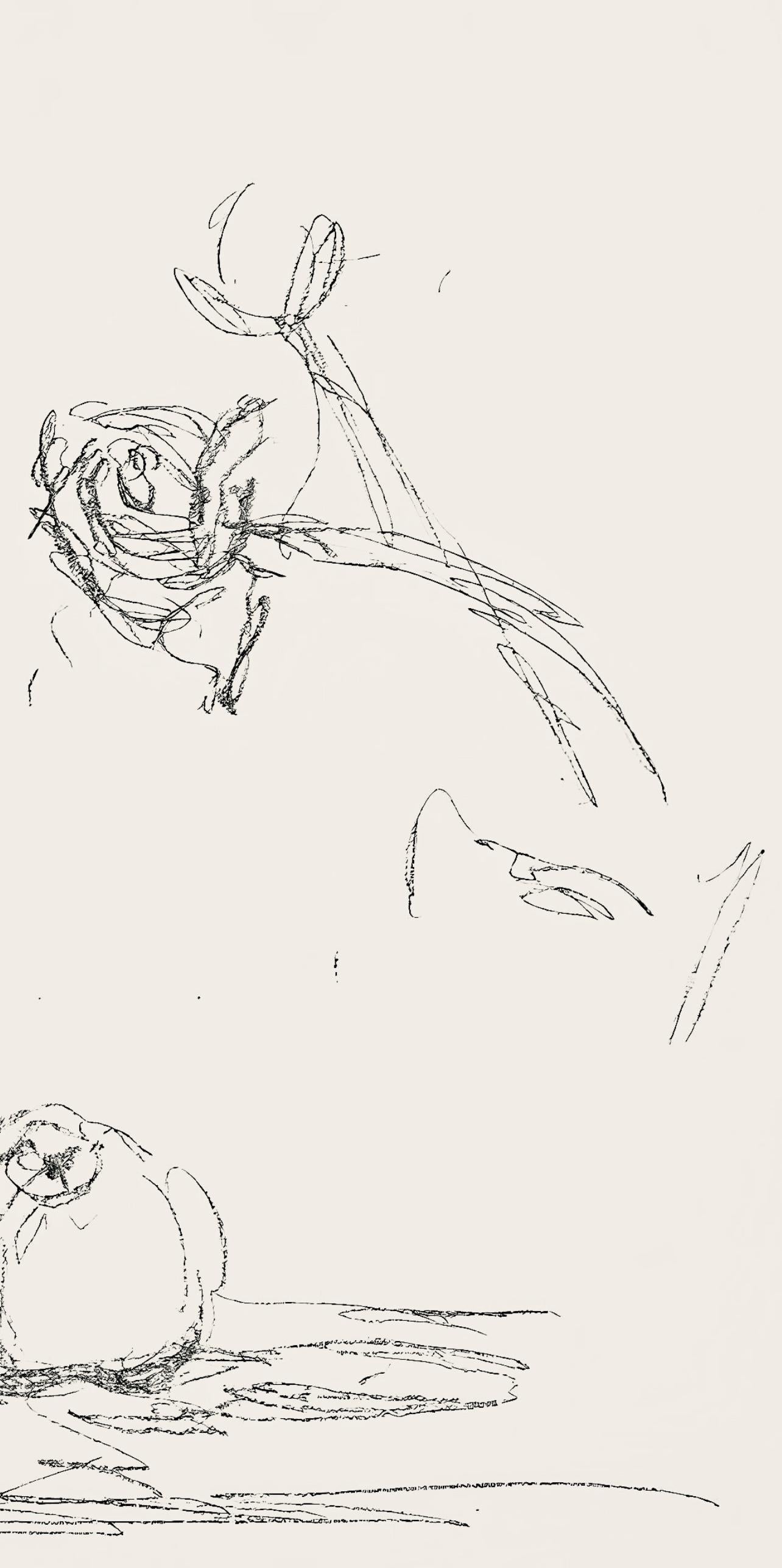 Giacometti, Fleurs, Souvenirs et portraits d'artistes (après) - Moderne Print par Alberto Giacometti