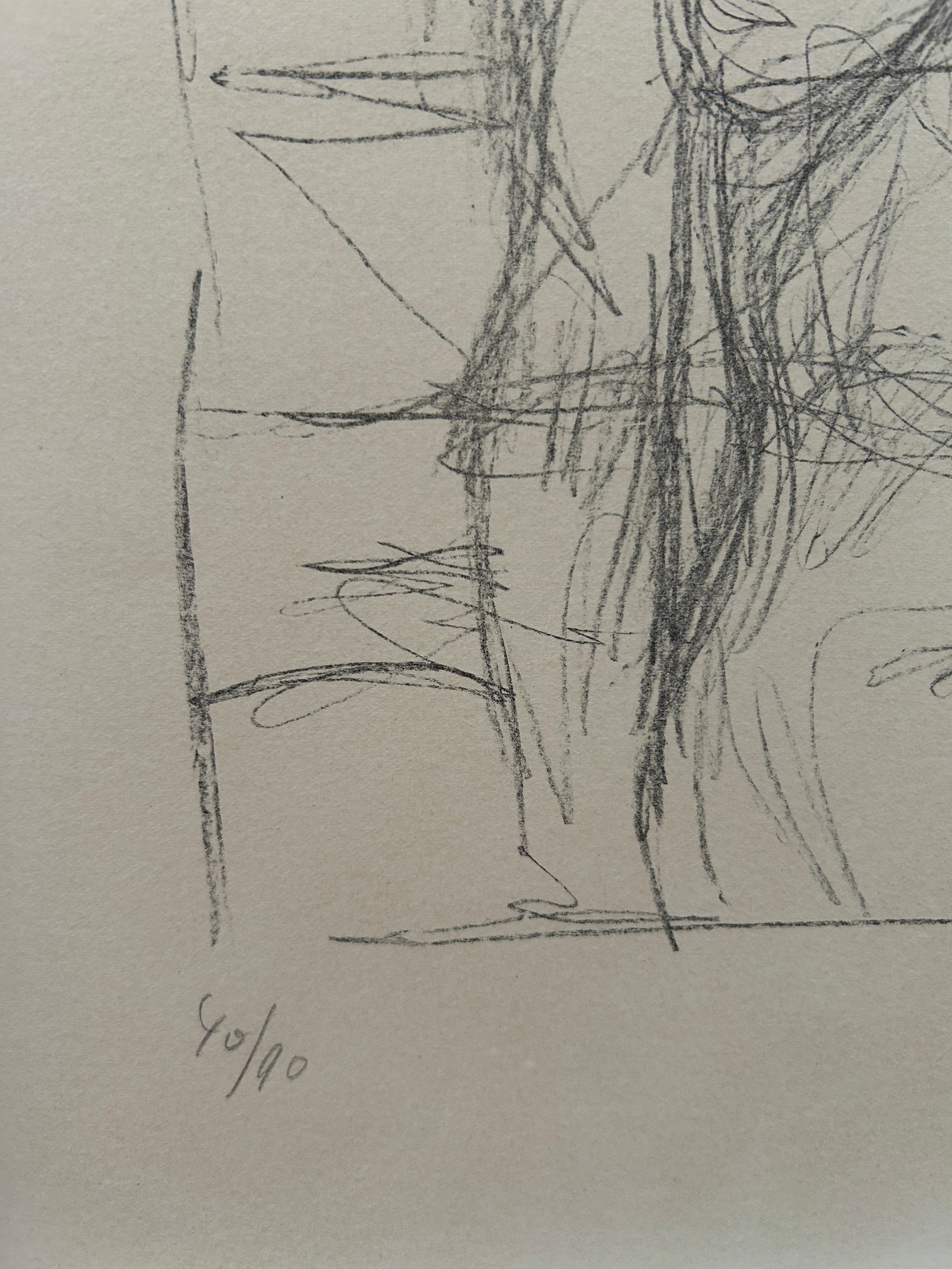 Giacometti 'Nu Aux Fleurs' (Nude With Flowers) Limited Edition, Signed Print en vente 2