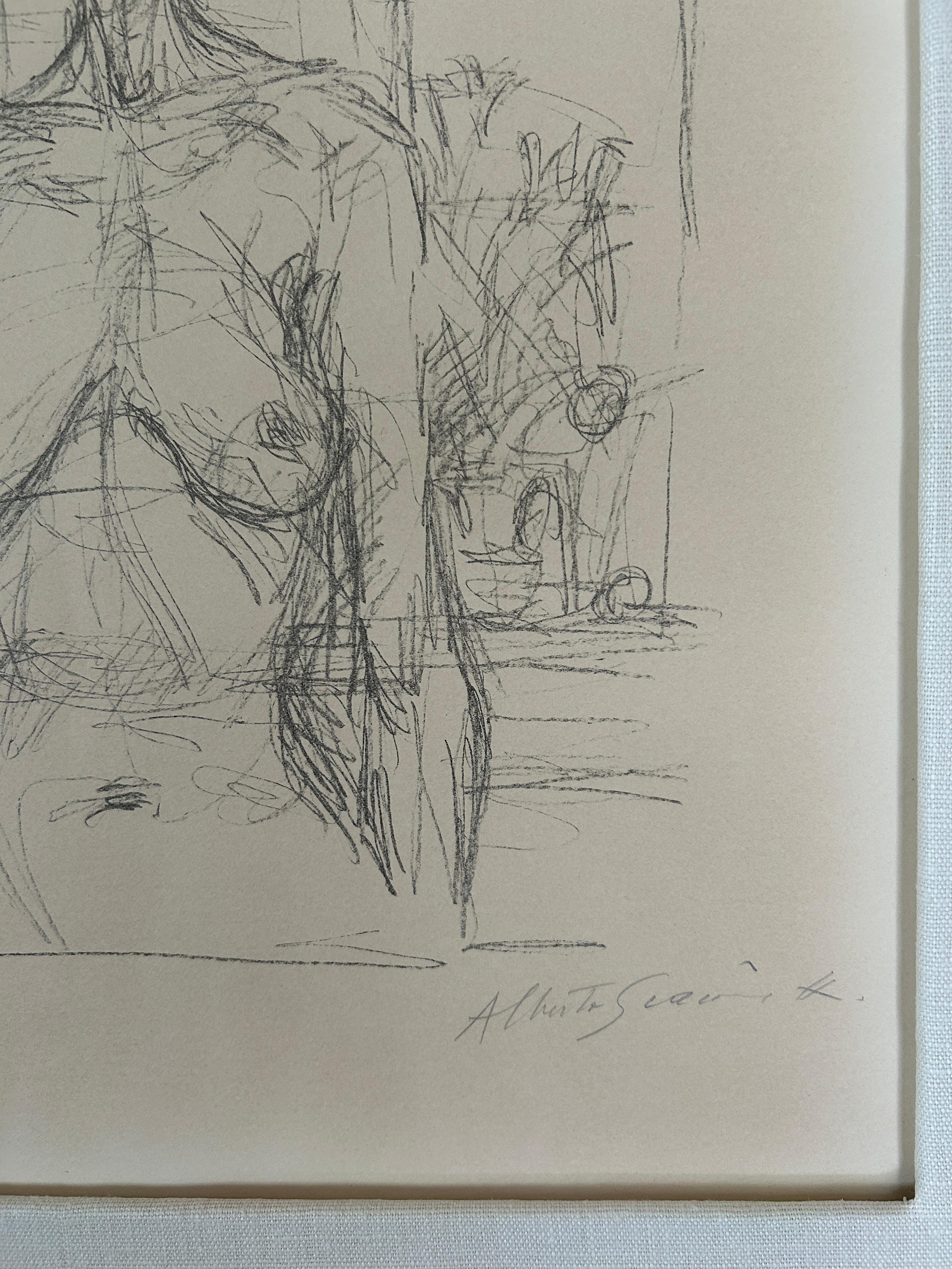 Giacometti 'Nu Aux Fleurs' (Nude With Flowers) Limited Edition, Signed Print en vente 3