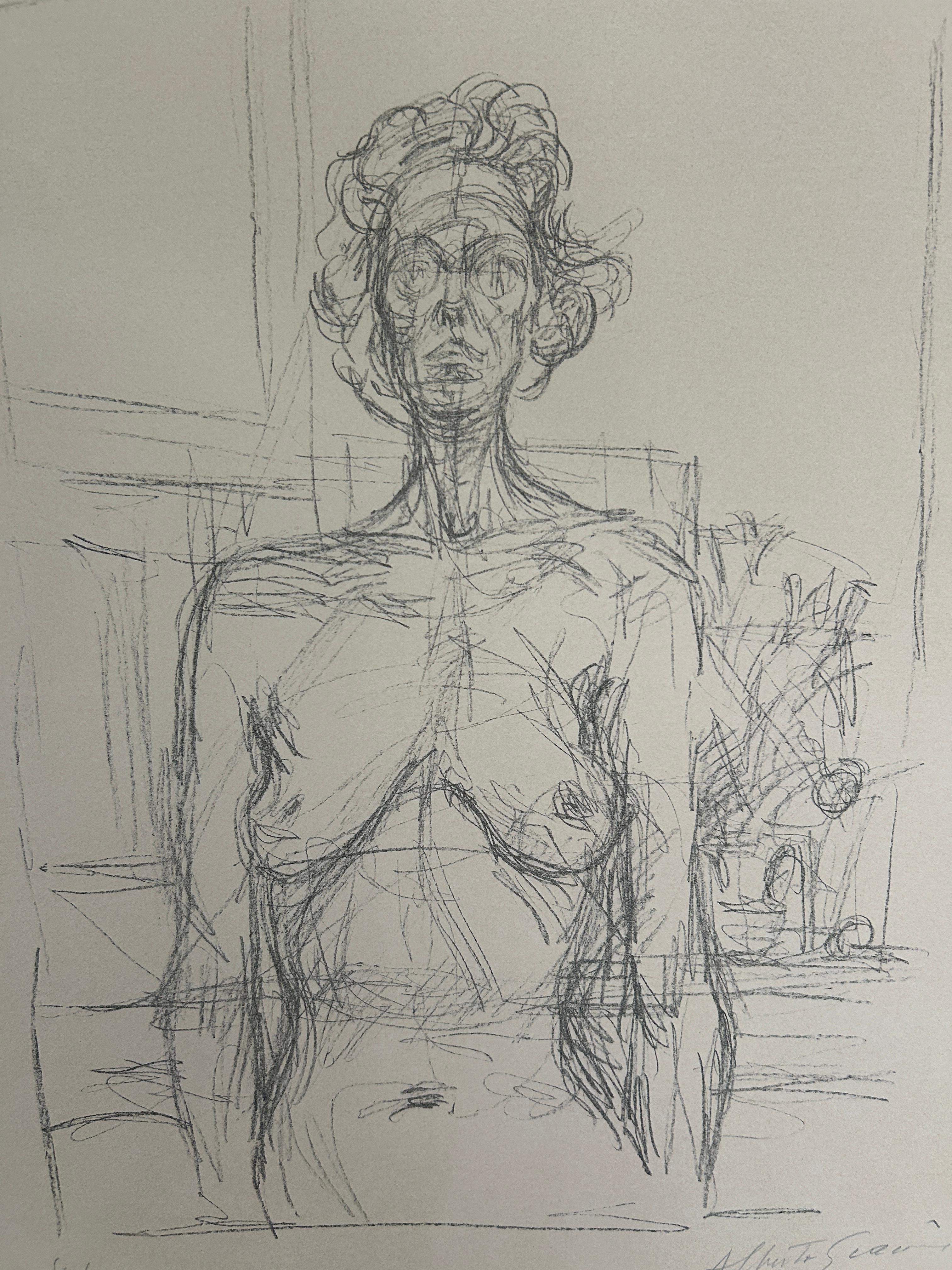 Giacometti 'Nu Aux Fleurs' (Nude With Flowers) Limited Edition, Signed Print en vente 4