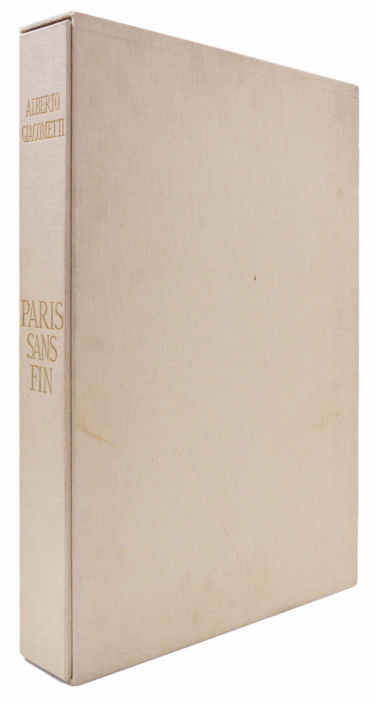 Paris sans fin - Art Nouveau Print by Alberto Giacometti