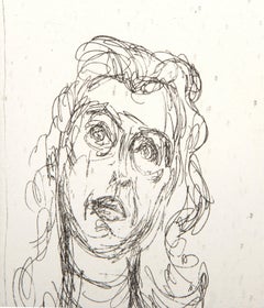 Histoire de rats (Diane Bataille IV), Modern Etching by Alberto Giacometti