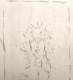 Histoire de rats (Diane Bataille VII), Etching by Alberto Giacometti