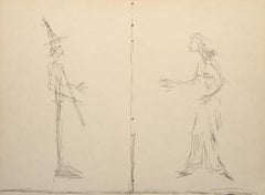 La Folie Tristan, Etching by Alberto Giacometti