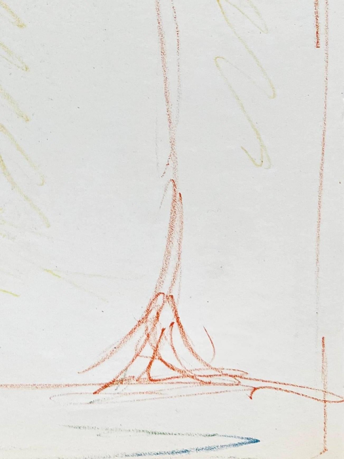 La Rue & L'Arbre – Print von Alberto Giacometti