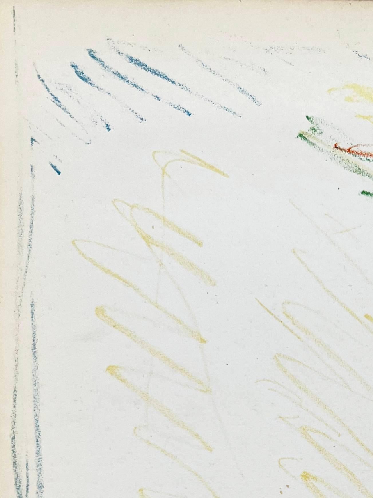 La Rue & L'Arbre (Grau), Print, von Alberto Giacometti