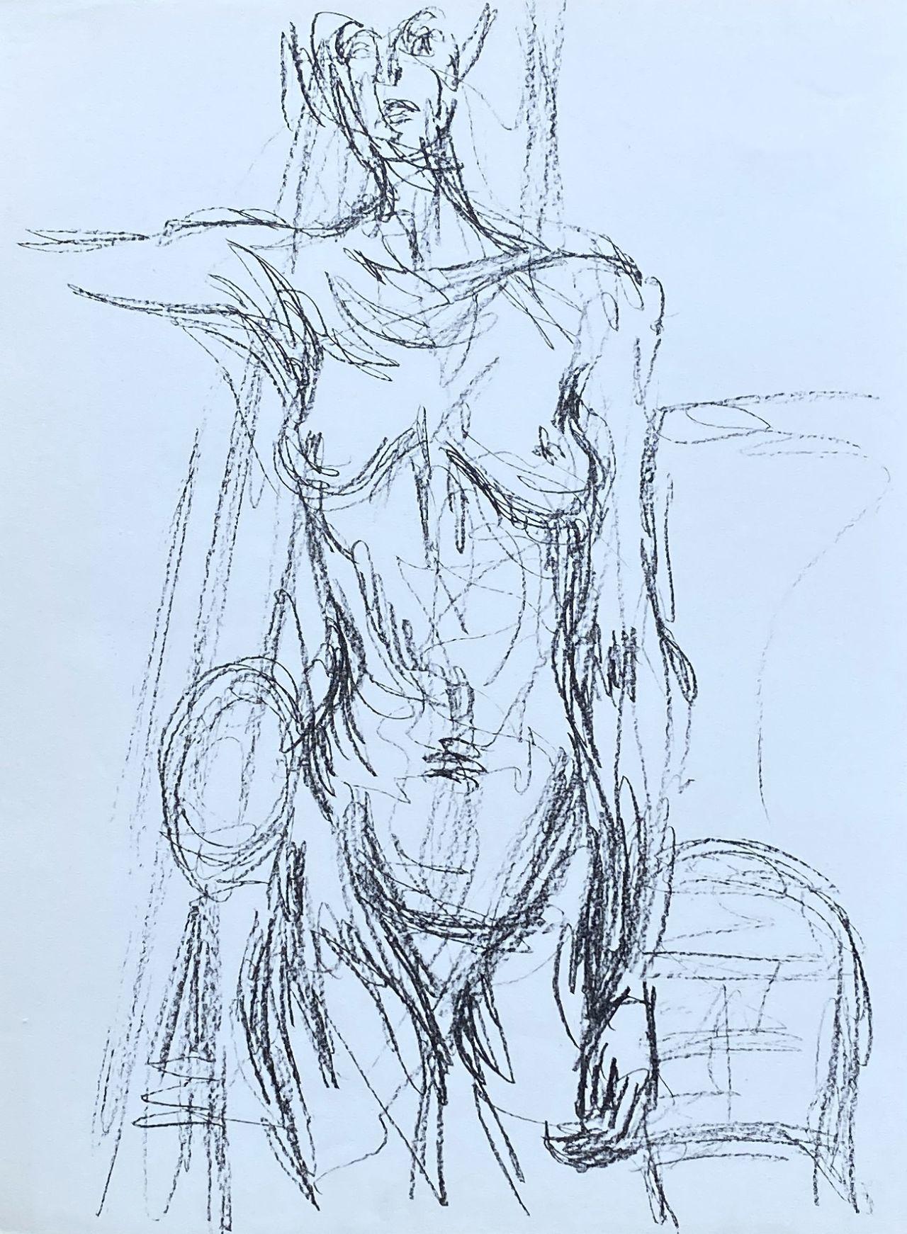 Alberto Giacometti Figurative Print - Nude - Original Lithograph #Lust161