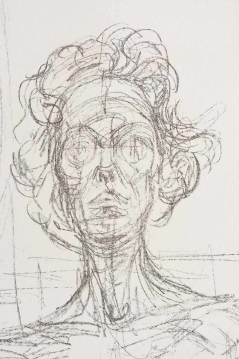This original lithograph is hand signed in pencil by the artist 