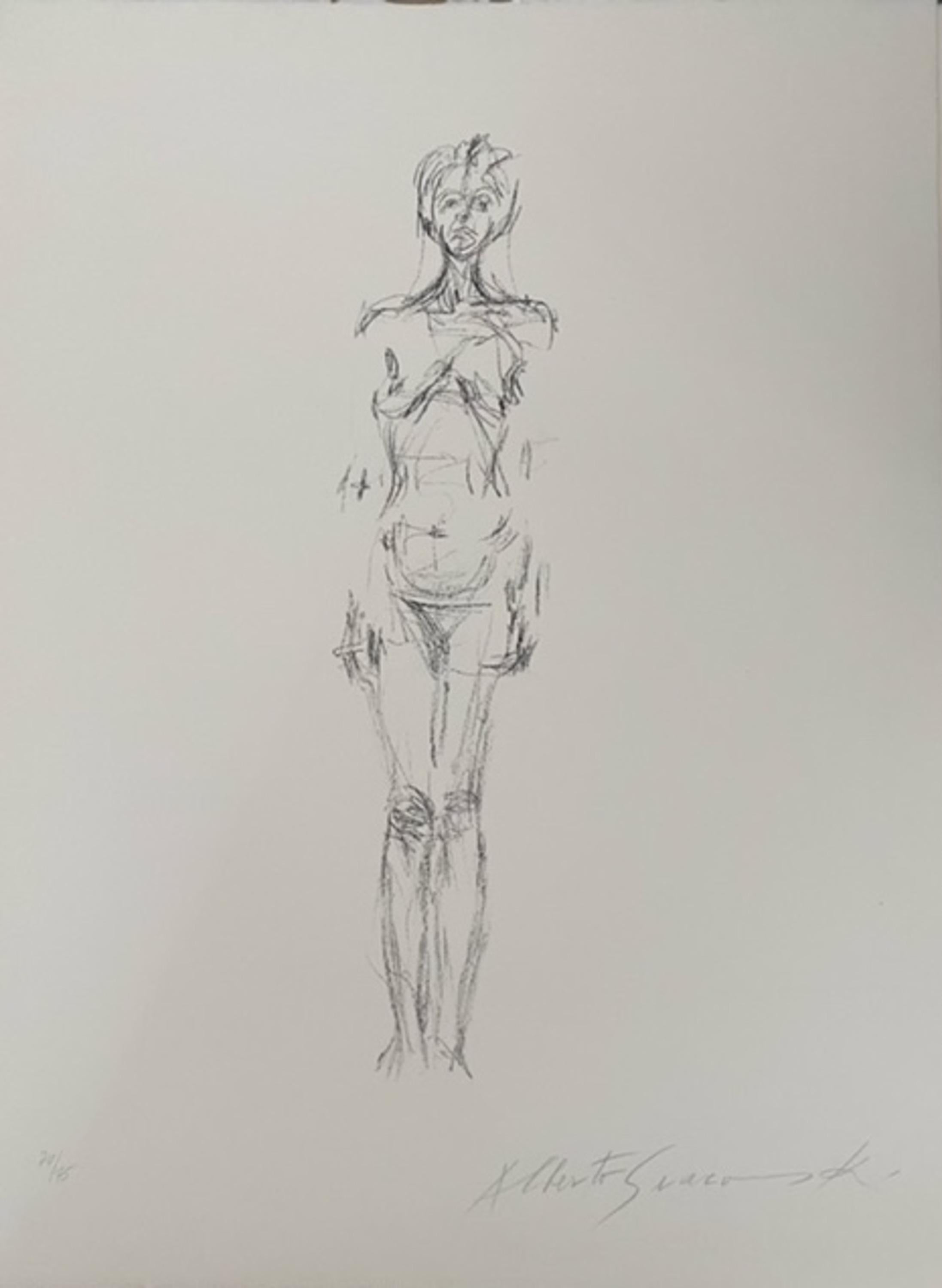 Nue Debout - Print de Alberto Giacometti