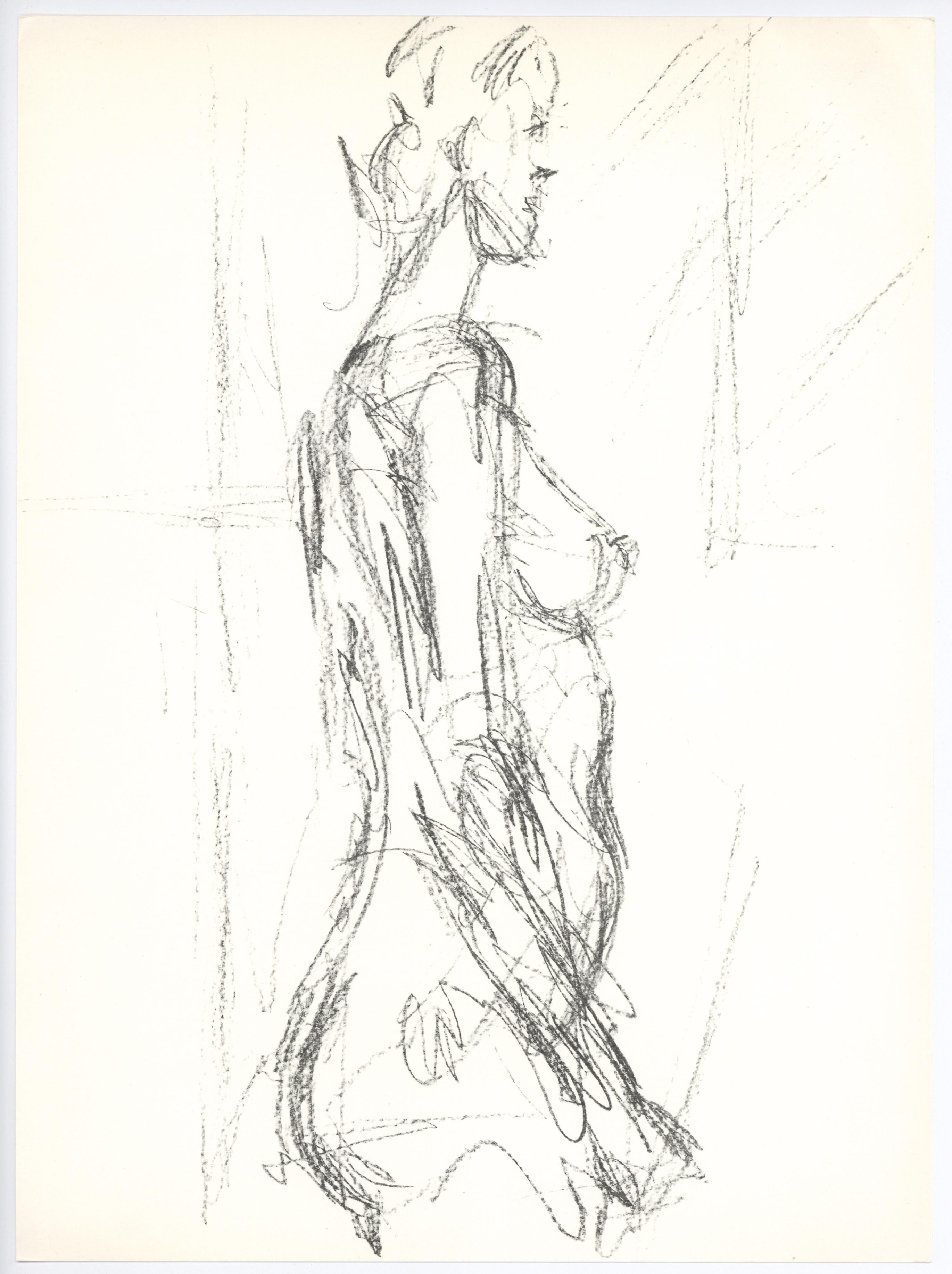 original lithograph - Print by Alberto Giacometti