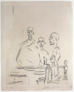 Sculptures Dans L'Atelier (Lust 185), rare hand signed etching