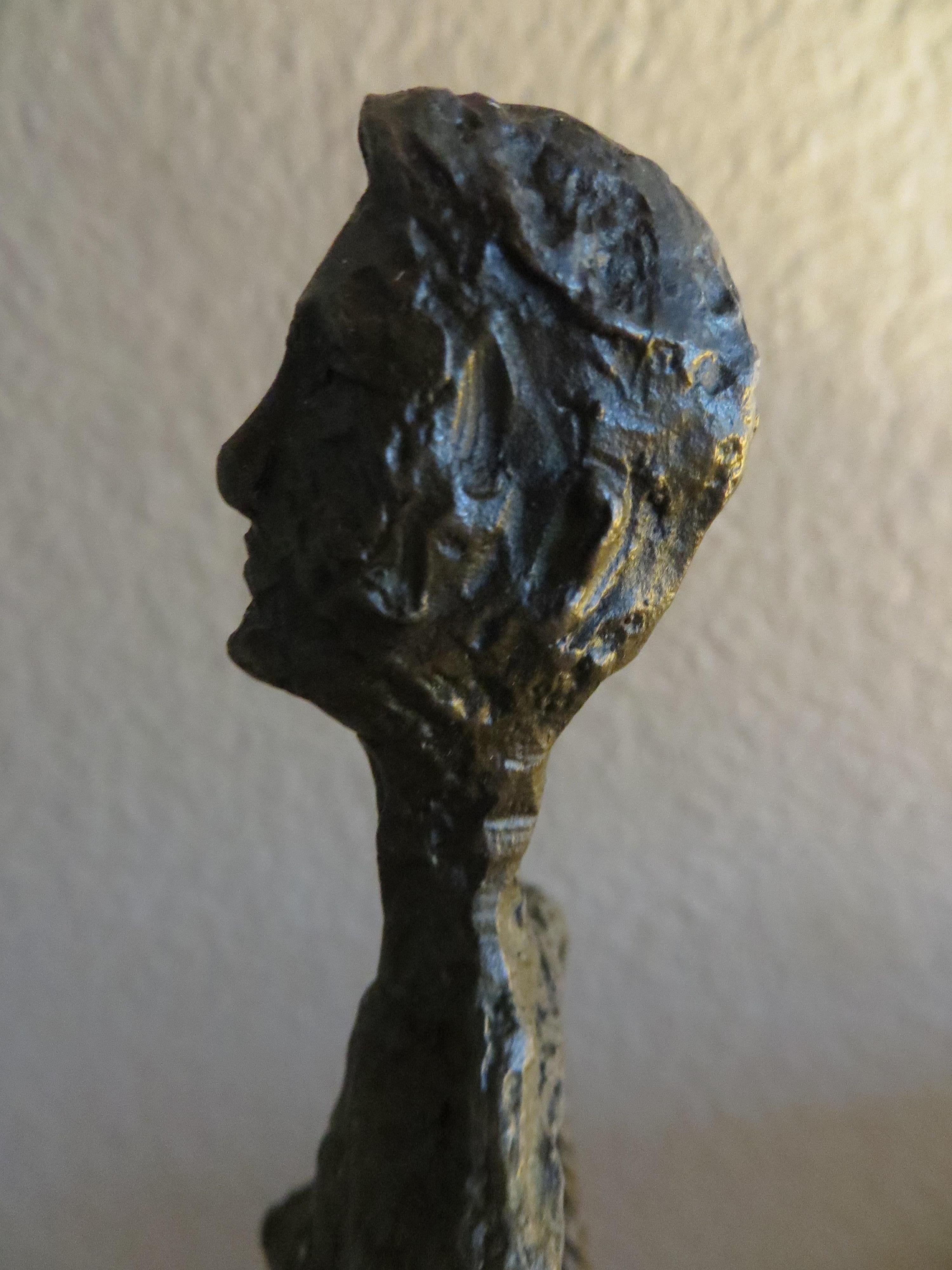 Dopo Alberto Giacometti, Uomo in piedi, Figura in bronzo in vendita 6