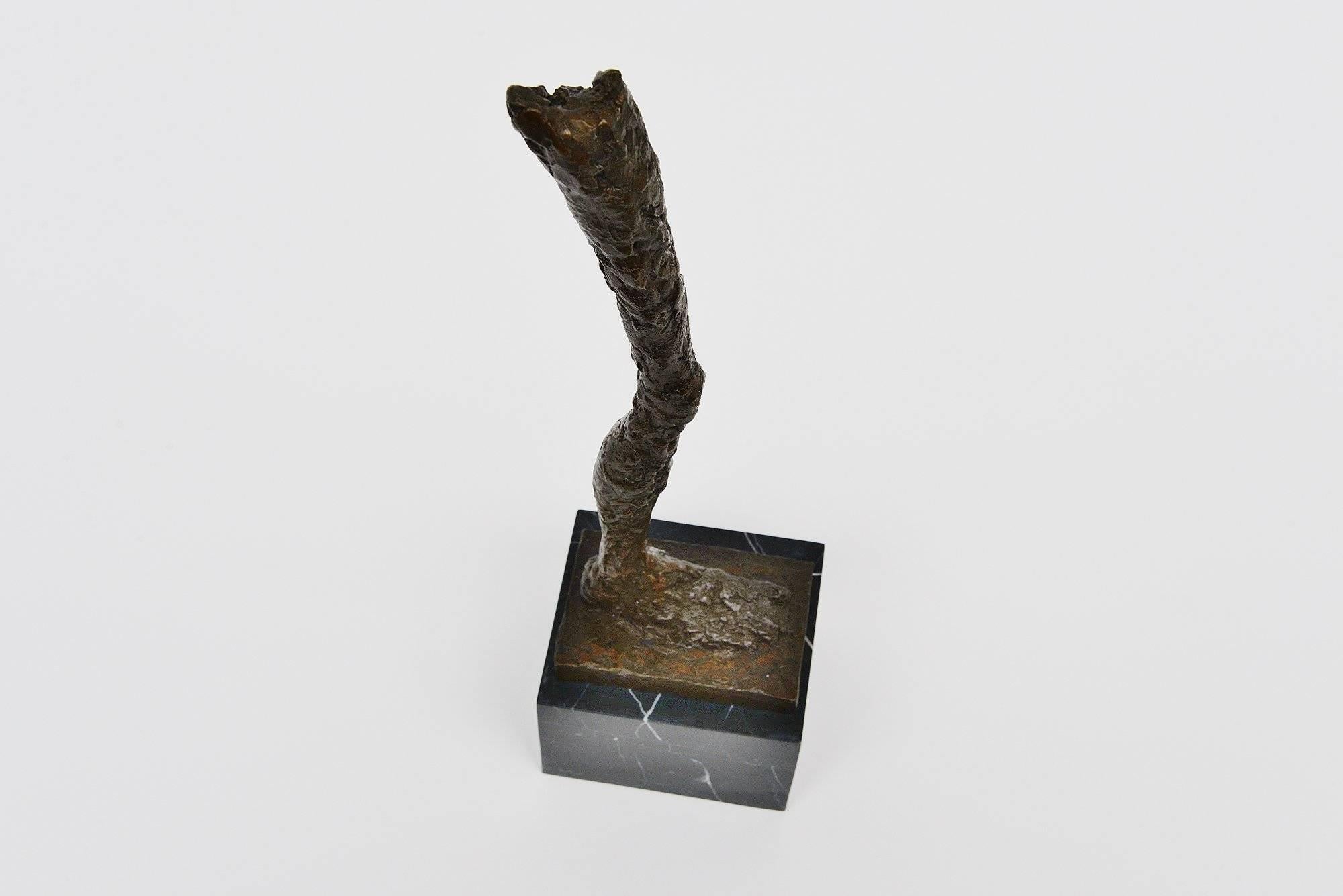 Bronze Alberto Giacometti Style Sculpture Leg Shaped, 1970
