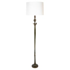 Alberto Giacometti Style "Tete de Femme" Floor Lamp