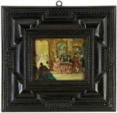 Gallant Scene - Painting by Giovanni Giuliani  - 1911