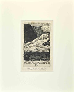 Ex Libris  -  Giorgio Balbi - Gravure  - Milieu du 20e siècle