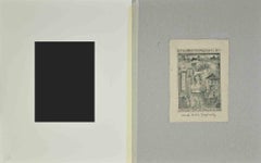 Ex Libris  -  Giorgio Balbi - Etching  - Mid-20th Century