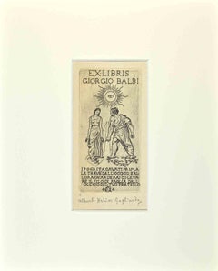 Ex Libris  - Giorgio Balbi  - Gravure  - Milieu du 20e siècle