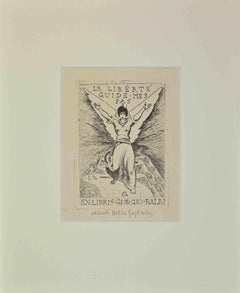 Ex Libris  - Giorgio Balbi - Radierung  - Mitte des 20. Jahrhunderts