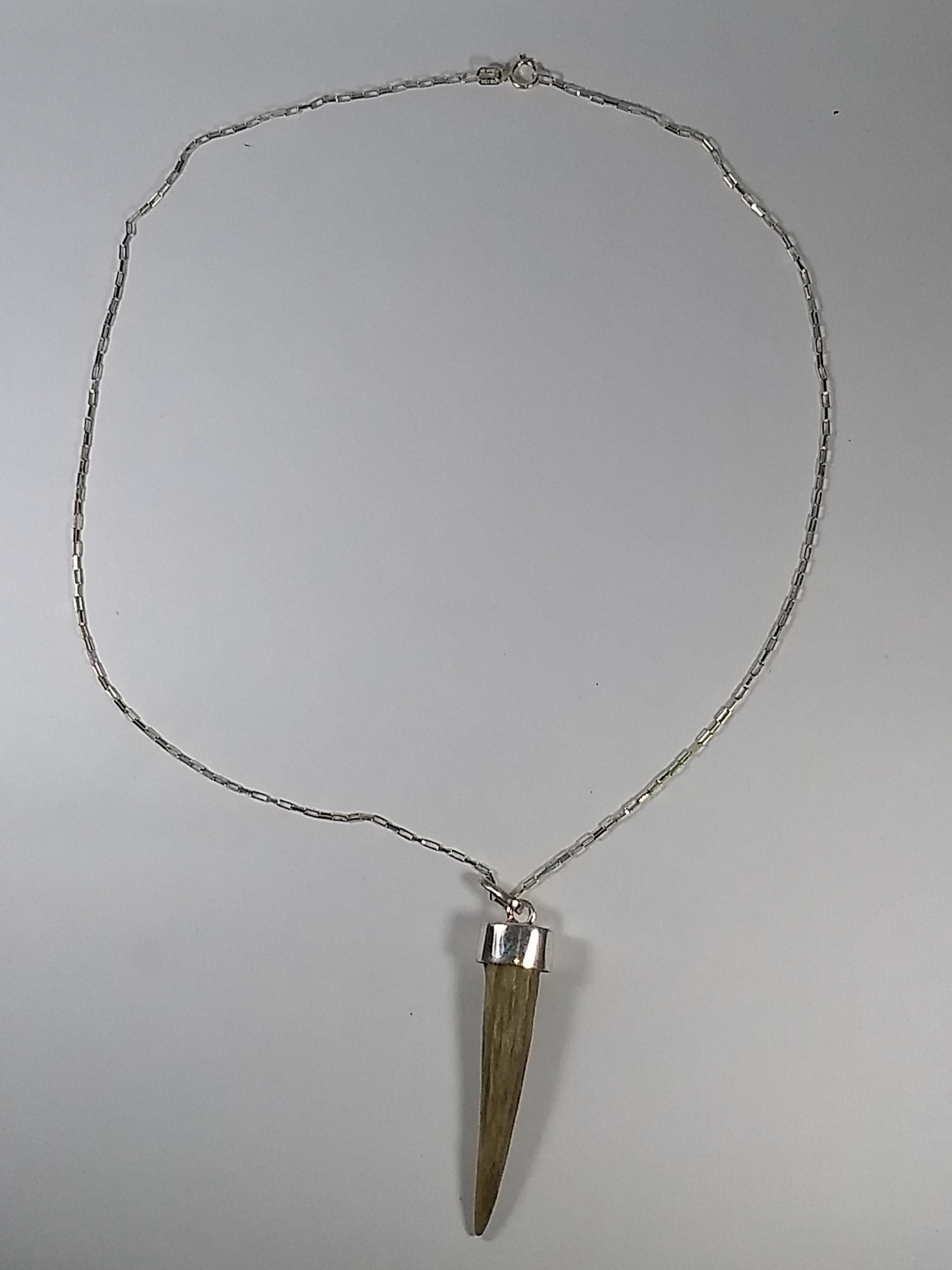 deer horn necklace