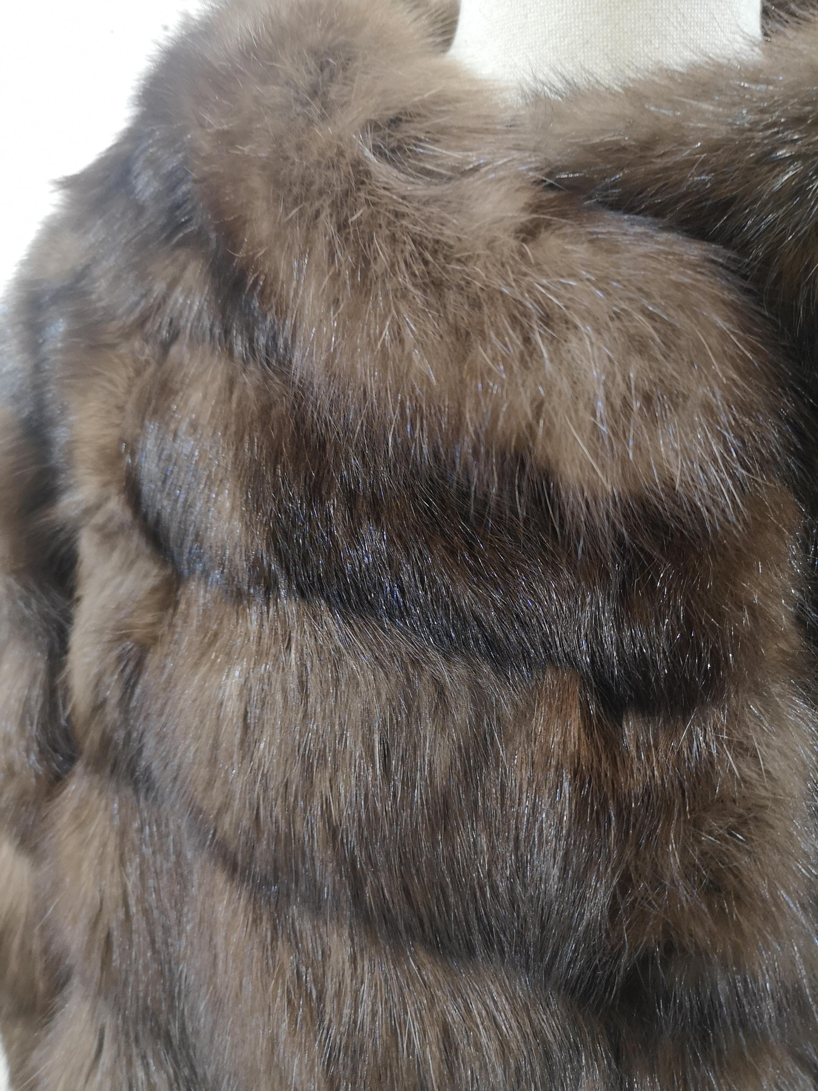 Women's Alberto Leonardi sable brown fur