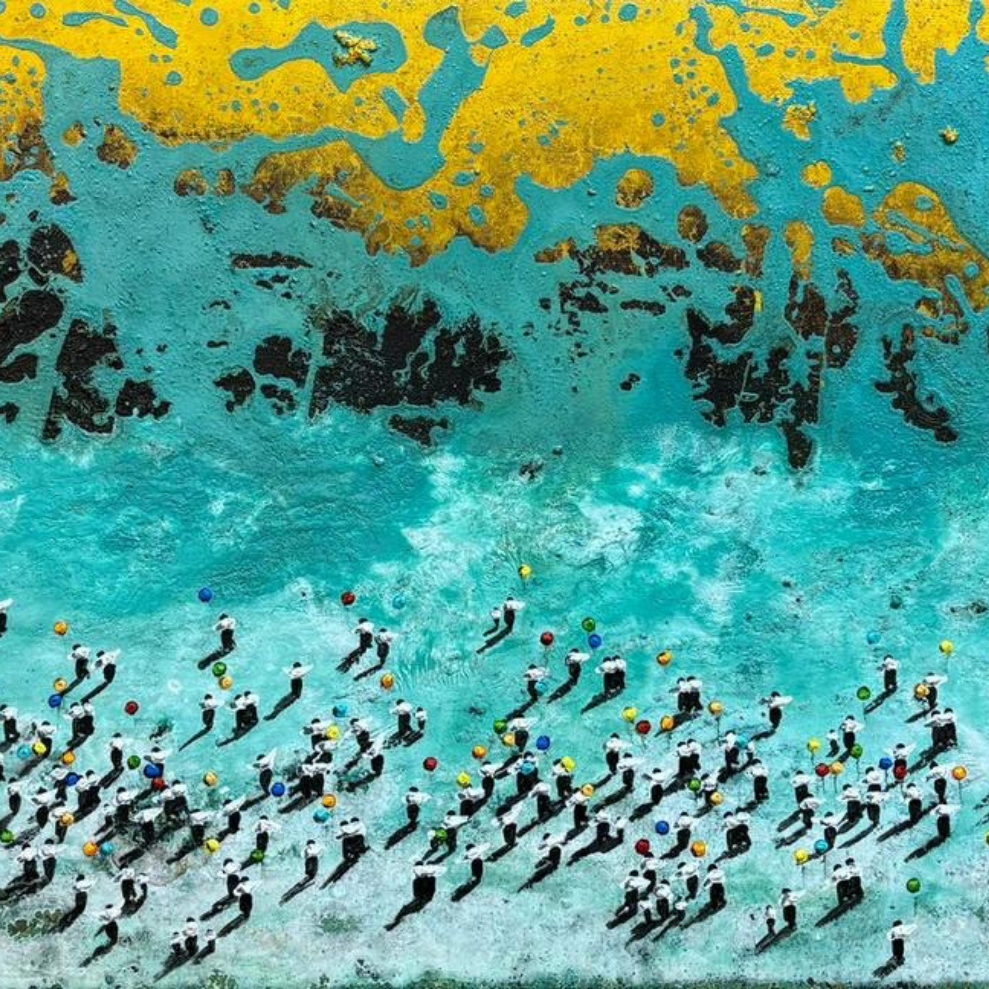 Bideak II - Painting di Alberto Letamendi