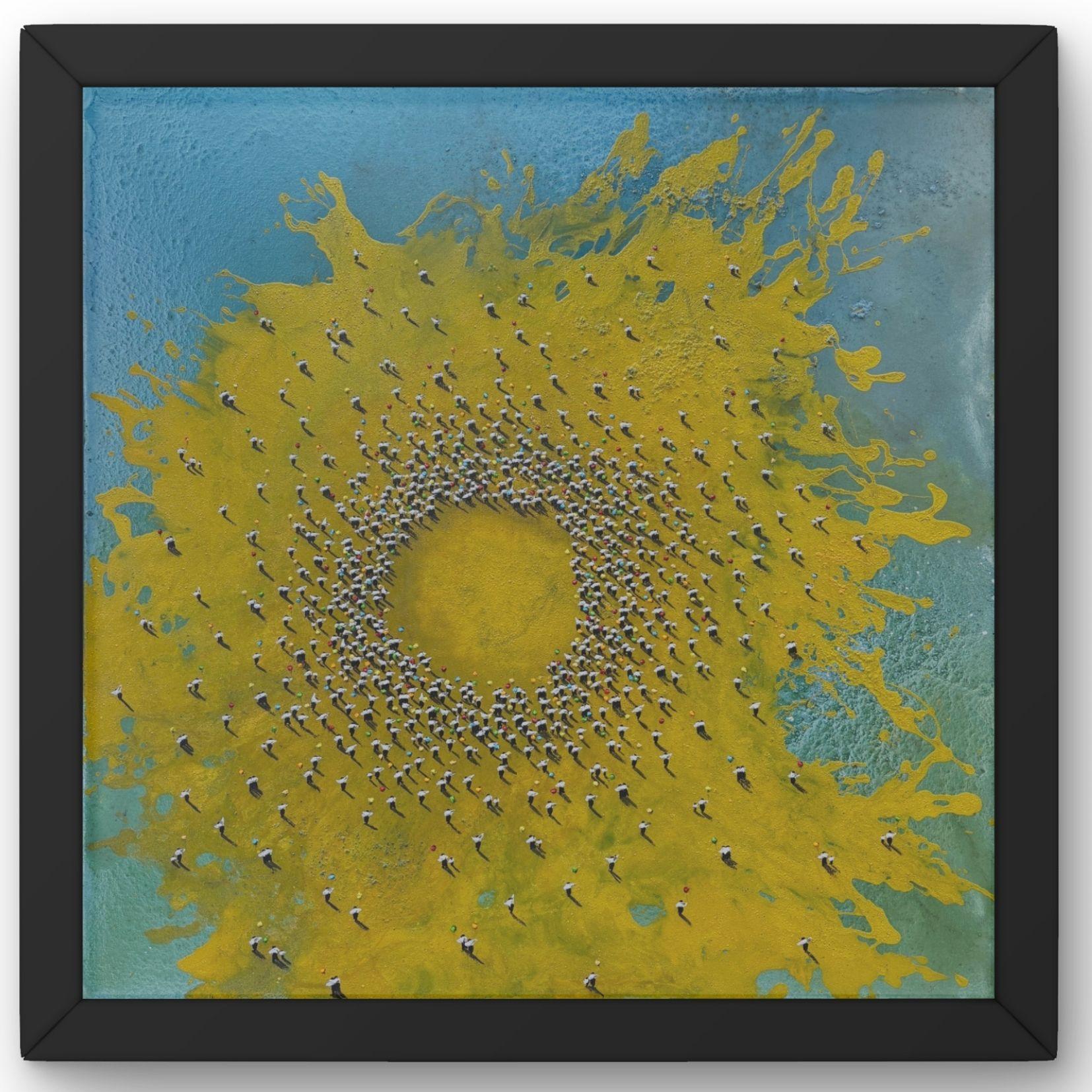 Eguzki - Iorea II (Sonnenblume II) – Painting von Alberto Letamendi