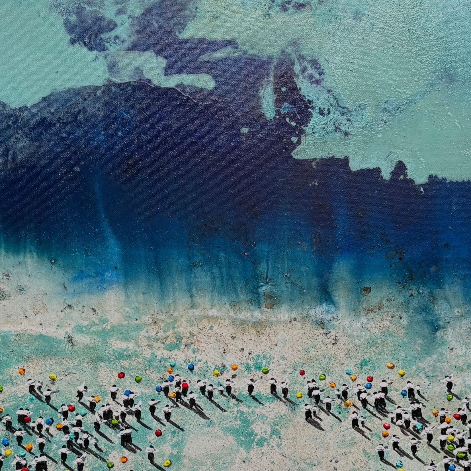 Hurbilketak VI – Painting von Alberto Letamendi