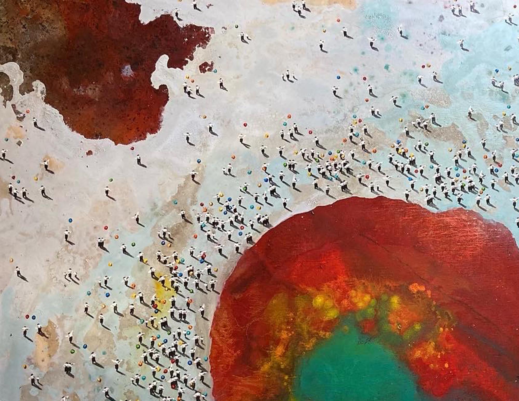 Zuloak XX - Painting Impressionismo astratto di Alberto Letamendi