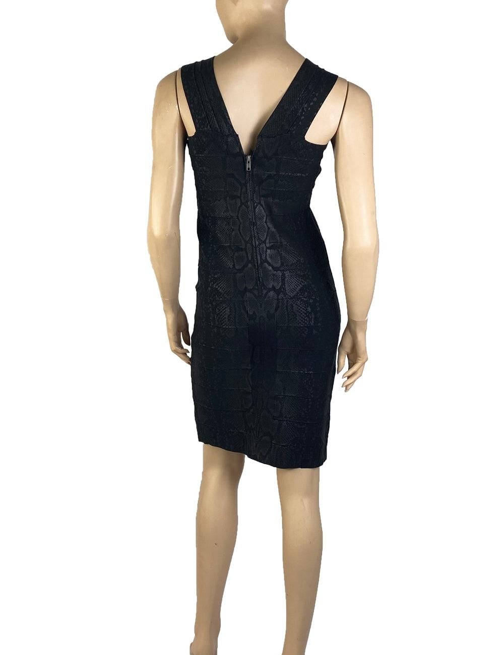 Alberto Makali Black Bandage Dress In Fair Condition For Sale In Amman, JO
