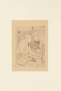 Portrait of Giorgio Morandi in his Studio - 1958
