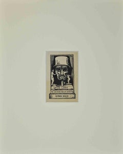 Ex Libris - Angelo Giorgio - xilografia di Alberto Martini - Metà del XX secolo