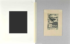 Ex Libris - Giorgio Balbi - Acquaforte di Alberto Martini - Metà del XX secolo