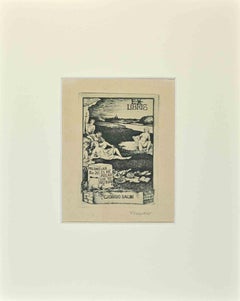 Ex Libris - Giorgio Balbi - Acquaforte di Alberto Martini - Metà del XX secolo