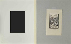 Ex Libris  - Giorgio Balbi - Etching - Mid-20th Century