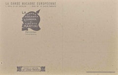 La Danza Macabra Europea N.2  - Litografia di A. Martini - 1915