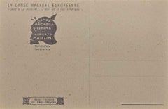 La Danza Macabra Europea N.5  - Litografia di A. Martini - 1915