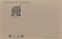 The European Macabre Dance N.7 - Lithograph by A. Martini - 1915