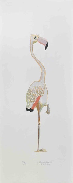 Flamingo - Lithograph by Alberto Mastroianni - 1970s