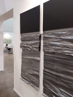 Skulptur auf Wand, Installation, Migrations-Diptychon I