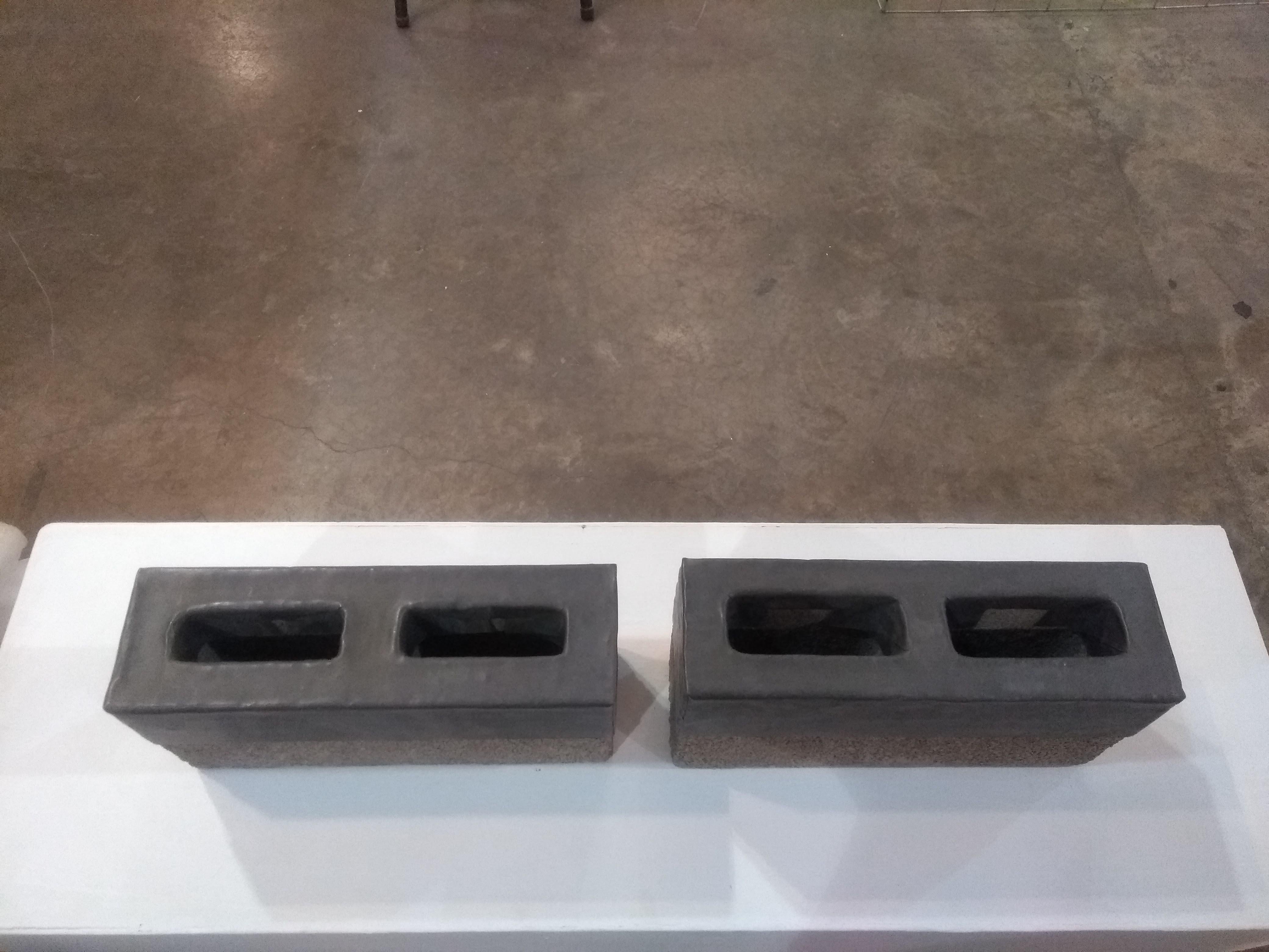 Sculpture, Cinder Blocks For my Father - Conceptual Art by Alberto Montaño Mason